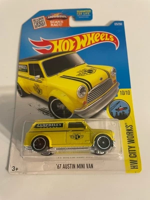 Hot Wheels - мини-фургон Austin 1967 года, HW City Works серия 10/10 - Изображение 1 из 3