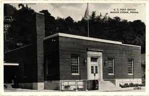 Vintage U.S. Post Office Mauch Brocken PA Schwarzweiß Postkarte - Bild 1 von 2
