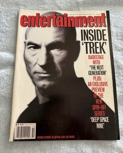 Entertainment Weekly Magazine Patrick Stewart Inside Trek No. 108 3/6/92 - Foto 1 di 2