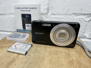 Sony DSC-W710 Digital Camera Cybershot 16.1MP + 32GB SD + Charger - Black Tested - Picture 1 of 11