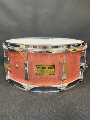 Pork Pie 14x6 Snare Drum – Champagne Finish Good Condition item from Japan - Image 1 of 4