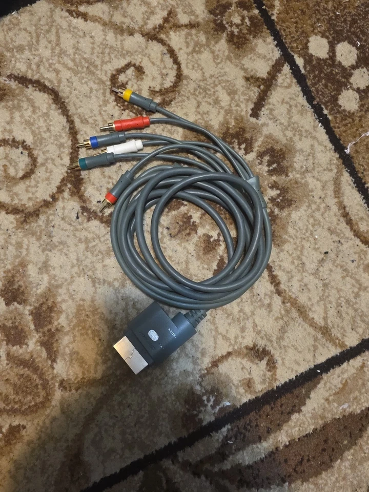 OEM Official Microsoft Xbox 360 Audio Video AV Component HD AV Cable Cord! - Image 1 of 2