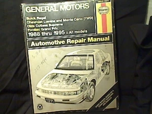 General Motors Automotive Repair Manual 1988-1995 Buick Regal, Chevy Lumina - Bild 1 von 2