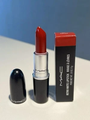 NEW 707 RUBY WOO Red💄 MAC Retro Matte Lipstick- 0.1 oz / 3 g NWOB EXP ON 202805 - Image 1 of 4