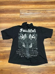 Vintage Y2K MMA Elite Style Polo Button Up Shirt Size 2Xl Gothic Grunge Skater - Picture 1 of 6