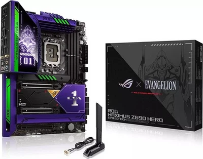 ASUS ROG MAXIMUS Z690 HERO EVANGELION (EVA) Edition, LGA 1700, ATX Motherboard - Image 1 of 4
