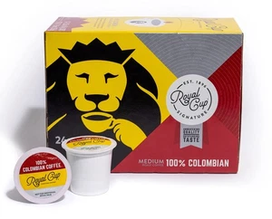 CAFÉ - Capsules à portion unique torréfiées moyennes 100% colombiennes d'origine unique - 24... - Photo 1/5