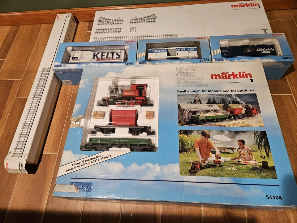 Marklin MAXI 1 Gauge 54402 'American' Starter Set With Extra Cars And Track  - Image 1 of 3