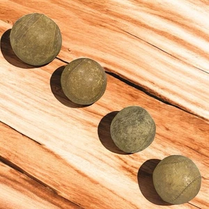 Vintage Group 4 Leather Softballs Official 12” Balls Antique Baseball Display - Picture 1 of 21