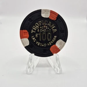 Tropicana Hotel Casino Las Vegas Nevada 1979 $100 Casino Chip V3572 - Picture 1 of 3