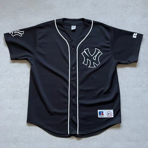 Camiseta deportiva Russell Athletic New York Yankees para hombre grande de colección bordada de béisbol MLB - Imagen 1 de 9