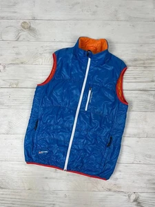 Ortovox Swisswool Reversible Vest Nylon Jacket Gorpcore Men Size XL Blue Yellow - Picture 1 of 15