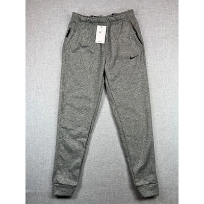 NOVA Calça de Moletom Nike Therma-Fit Joggers Masculina Pequena ALTA Cinza Treinamento de Lã Academia - Imagem 1 de 4