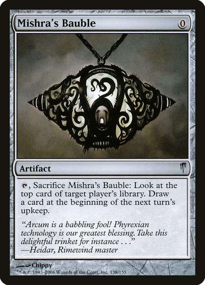 MTG Magic the Gathering Mishra's Bauble (138/155) Coldsnap HP - Image 1 of 1