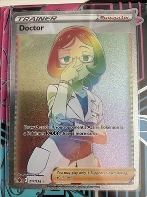 Pokemon TCG Doctor 214/198 Secret Rare Battle Styles NM - Image 1 of 2