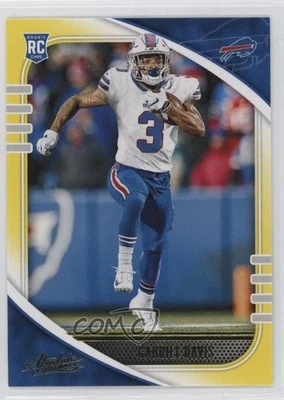 2020 Panini Absolute Rookie Yellow Gabriel Davis #136 Rookie RC - Image 1 of 2