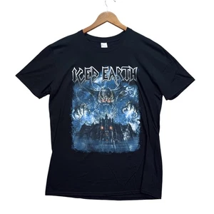 Iced Earth Vintage T Shirt Horror Show Tour 2002 Metal Band Print Tee L - Picture 1 of 4