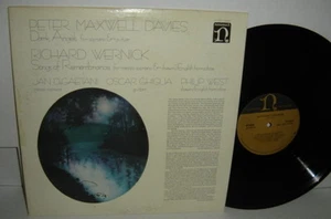 JAN DeGAETANI Peter Maxwell Davies Dark Angels 1977 LP Nonesuch Oscar Ghiglia - Picture 1 of 1