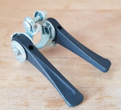 paire de manettes de dérailleurs SACHS HURET vélo course 1/2 course neuve époque - Bild 1 von 4