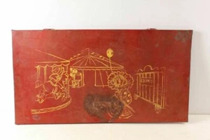 Vintage Carnival Amusement Park Ride Metal Door Circus Design - Picture 1 of 7