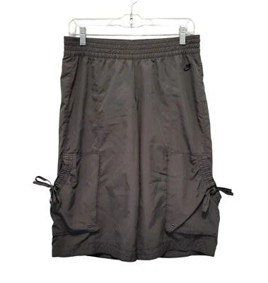 Шорты-бермуды женские коричневые Nike маленькие 4 6 для походов кемпинга длина до колена 16 дюймов по внутреннему шву - Изображение 1 из 4