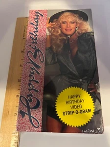 Vtg Vhs Tape Happy Birthday Video Strip-O-Gram 1989 1980's Interest Woman - Imagen 1 de 12
