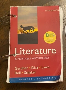 Literature A Portable Anthology Fifth Edition ISBN 978-1-319-21503-3 - Picture 1 of 1