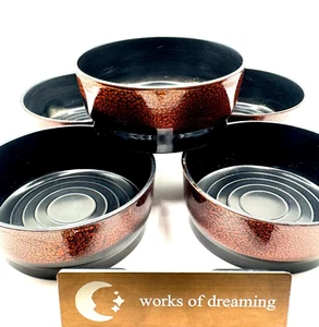 ×5 Mamezara Condimento Confitería Cuenco Fiesta de Té Especias Wabi Sabi Japón De Colección - Imagen 1 de 17