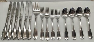 SILBERBESTECK ~ ONEIDA ~ GLORIA MONTCLAIR ~ EDELSTAHL 15-TEILIG MESSER GABEL LÖFFEL s sehr guter Zustand - Bild 1 von 3