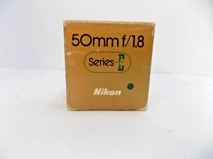 Nikon Serie E MF 50mm f/1.8 - GIAPPONE con scatola - Foto 1 di 5