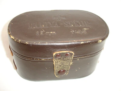 Genuine Brown Mamiya Sekor TLR 65mm F 3.5 Fitted Hard Camera Lens Case #1 - Image 1 of 4