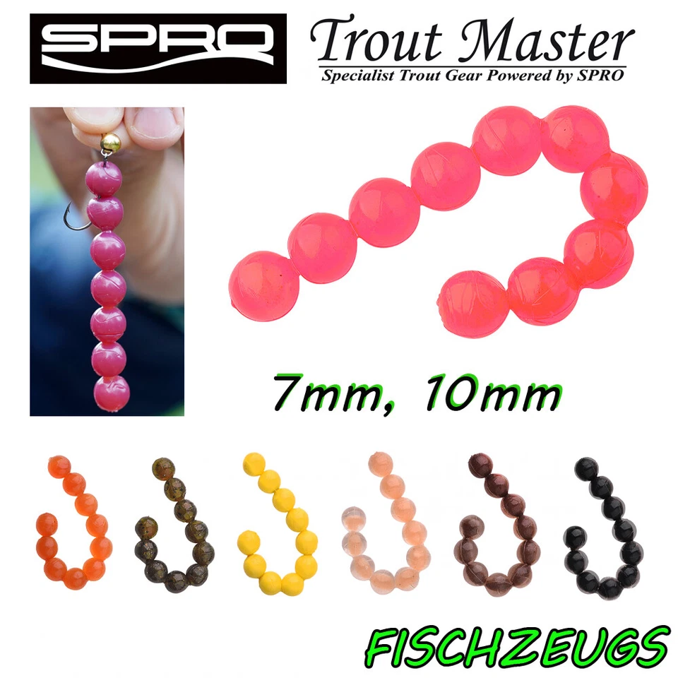 SPRO Trout Master Kaviar Gummiköder Fischeier Forellenangeln Köder Forelle - Bild 1 von 2