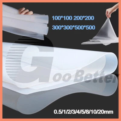 Weiße Gummimatte Antirutschmatte Gummiplatte Bodenmatte glatt Dicke 0.1mm - 20mm - Image 1 of 4