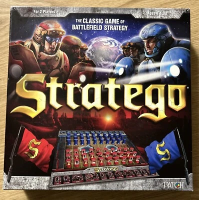 **COMPLETE** STRATEGO Classic Battlefield Strategy Board Game By PATCH - Image 1 of 4