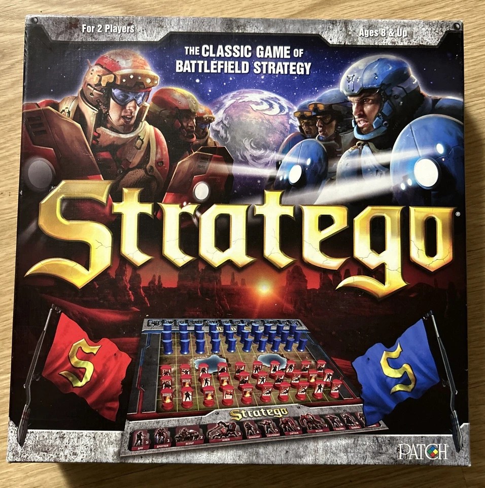 **COMPLETE** STRATEGO Classic Battlefield Strategy Board Game By PATCH - Image 1 of 4
