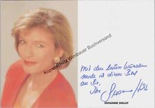 Original Autogramm Susanne Holst Sat1 /// Autograph signiert signed signee Holst