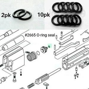SELLOS TÓRICOS CILINDRO HW100/101 INCIENSO COMPATIBLES - PARTE 2665 (OR044) ALTA ESPECIFICACIÓN - Imagen 1 de 6
