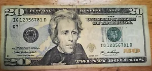 $20 dollar 2006 Fancy Serial - Picture 1 of 3