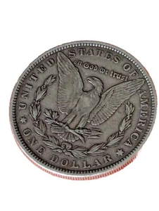 United States Of America Morgan 1$ 1889 Silver Coin E.Pluribus In God We Trust - Picture 1 of 10