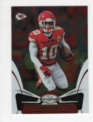 2018 Panini CERTRIFIED TYREEK HILL KANSAS CITY CHIEFS #32 - Image 1 of 4