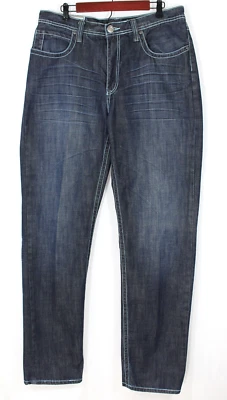 Stetson 1520 Straight Leg Jeans Mens 36x36 Dark Wash Denim Westerncore Classic - Image 1 of 4