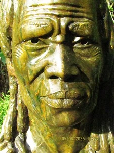 JAMES TANDI SIGNIERT 18 ZOLL BRAUN VERDIT STEIN SHONA SKULPTUR SCHNITZEREI SIMBABWE - Bild 1 von 18