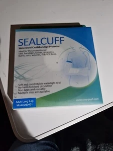 Sealcuff Waterproof Plaster Cast Cover - Reusable Adult Long Leg - Picture 1 of 6