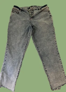 Wild Fable Girls Destructed Jeans Size 16 Stretchy  - Picture 1 of 9