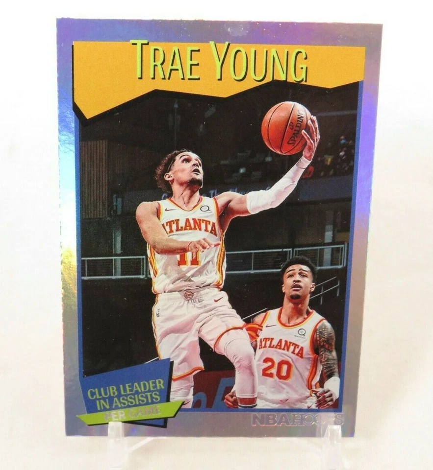 Trae Young 2021-22 Panini NBA Hoops High Number Tribute HOLO FOIL #263 - Image 1 of 1