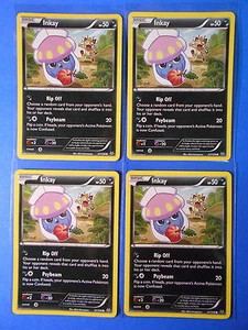 4x Inkay 41/108 Pokemon card XY Roaring Skies common NM - Picture 1 of 1