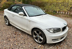 2010 BMW 2.0 118i SE 2dr CONVERTIBLE White Petrol Manual (spares or repair)