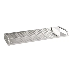 Scaffale bagno acciaio inox piano singolo 40 cm organizer portaoggetti cucina - Foto 1 di 12