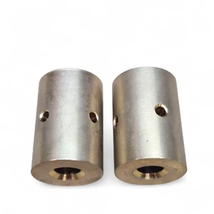 Machined Brass Bushings 1/4" ID x 11/16” OD x 1.00” Long, Smooth Bore (2 qty) - Picture 1 of 2