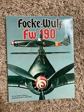 FOCKE-WULF Fw190 BOOK * BY ROBERT GRINSELL* 1ST ED CROWN PUBL 1980 * HC/DJ/VGC